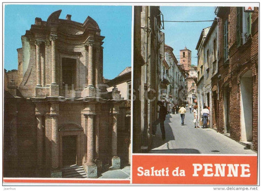Saluti da Penne - Penne - Pescara - Abruzzo - 27 - Italia - Italy - unused - JH Postcards