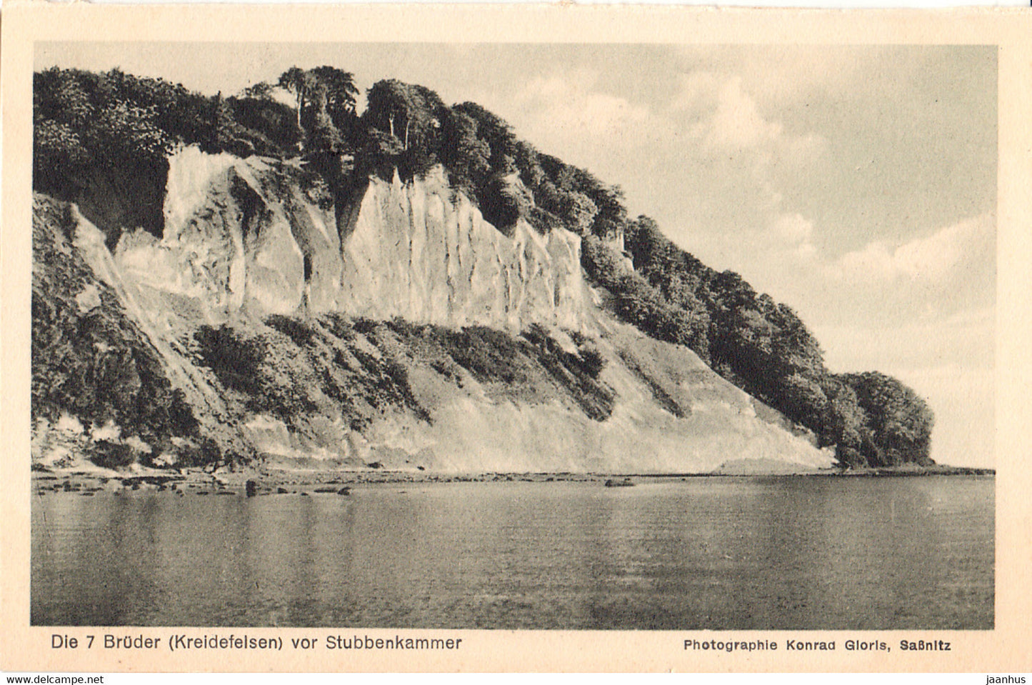 Die 7 Bruder (Kreidefelsen) vor Stubbenkammer - old postcard - Germany - unused - JH Postcards