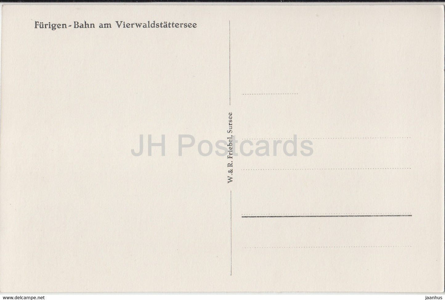 Furigen Bahn am Vierwaldstattersee - funicular - Switzerland - unused