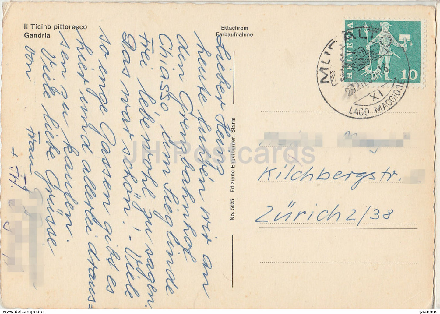 Il Ticino pittoresco - Gandria - 5025 - 1962 - Suisse - d'occasion