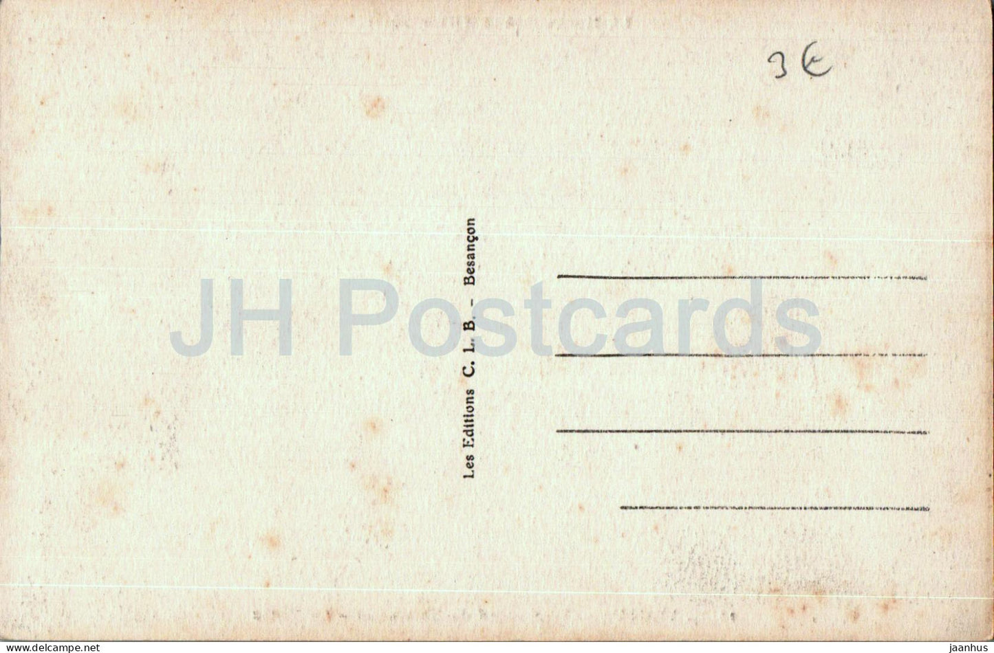 Vesoul - Boulevard de Besançon - La Motte - 16434 - carte postale ancienne - France - inutilisée 