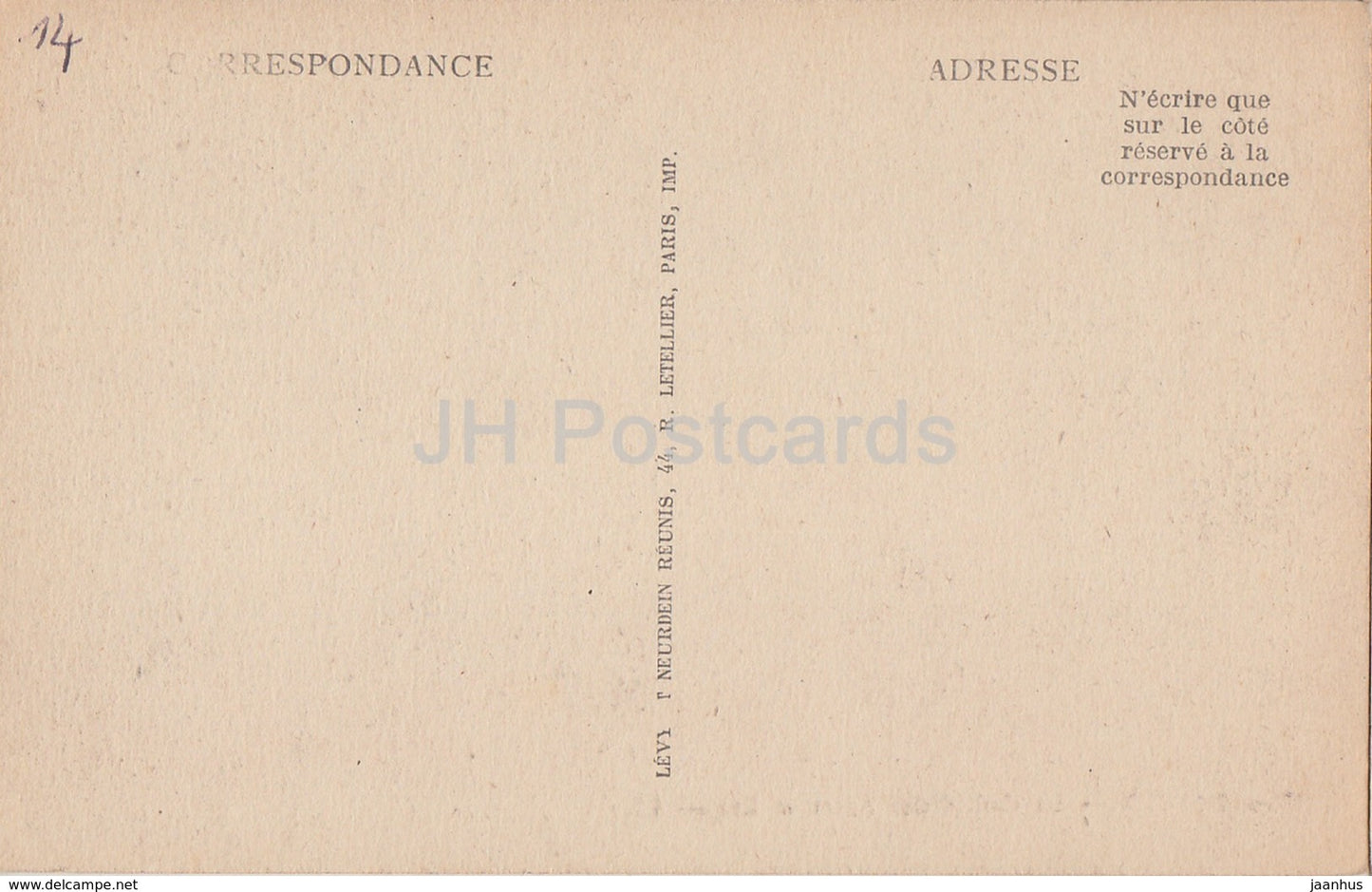 Bayeux - La Cathedrale - Adam et Eve - cathedral - 47 - old postcard - France - unused