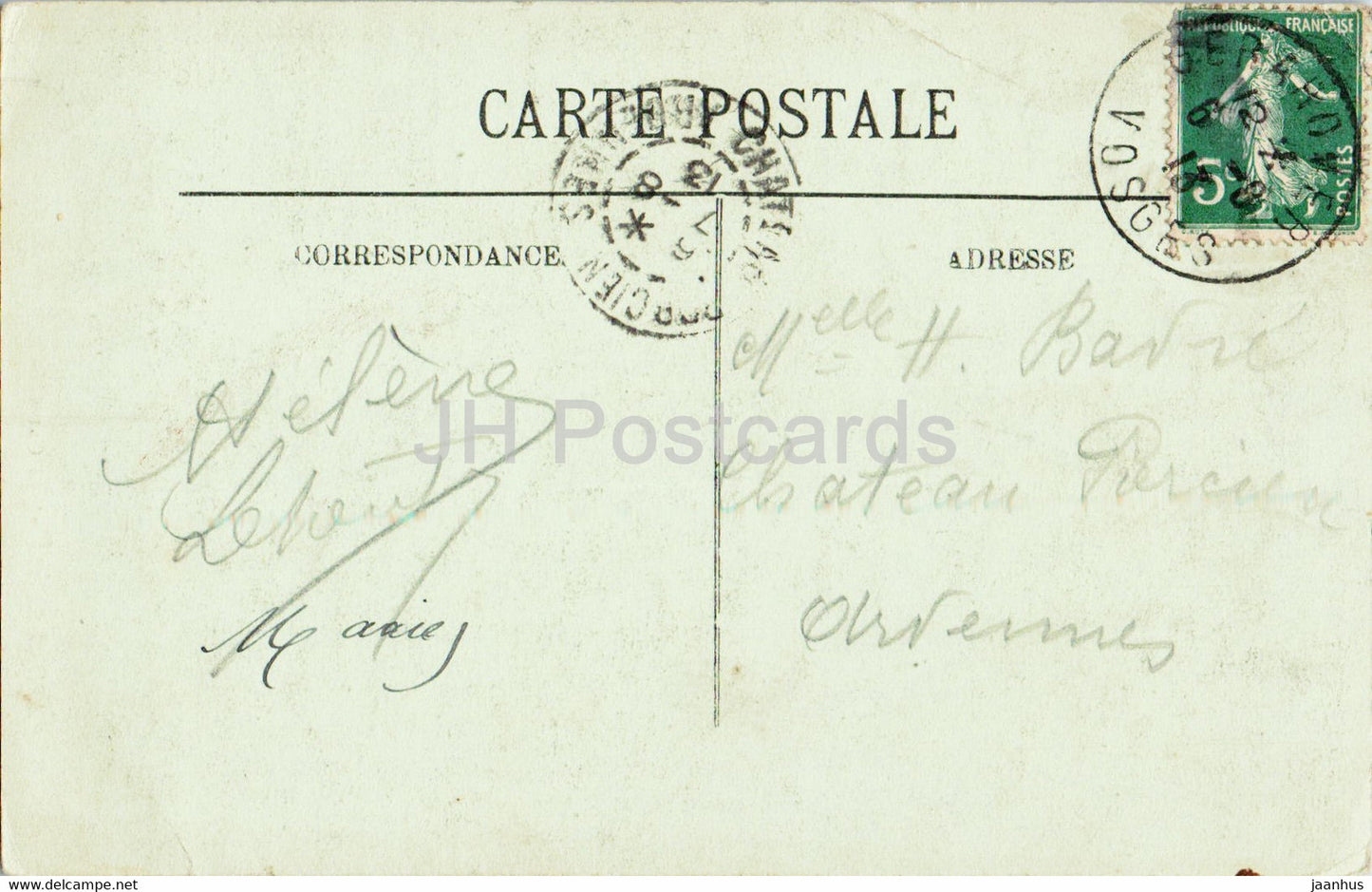 Gerardmer - Saut des Cuves - 280 - old postcard - 1913 - France - used