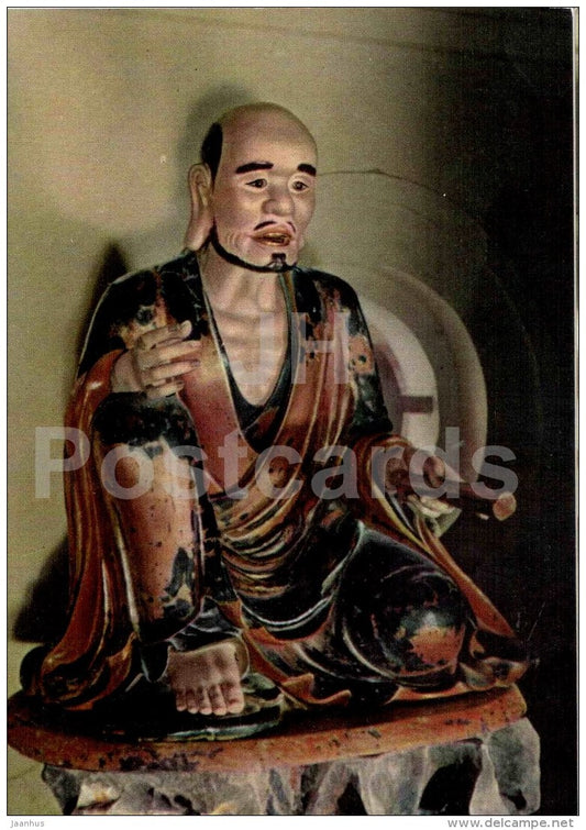 statue Phu Na Da Sa - Tay Phuong Pagoda - sculptures figures - Buddhism - religion - Vietnam - unused - JH Postcards