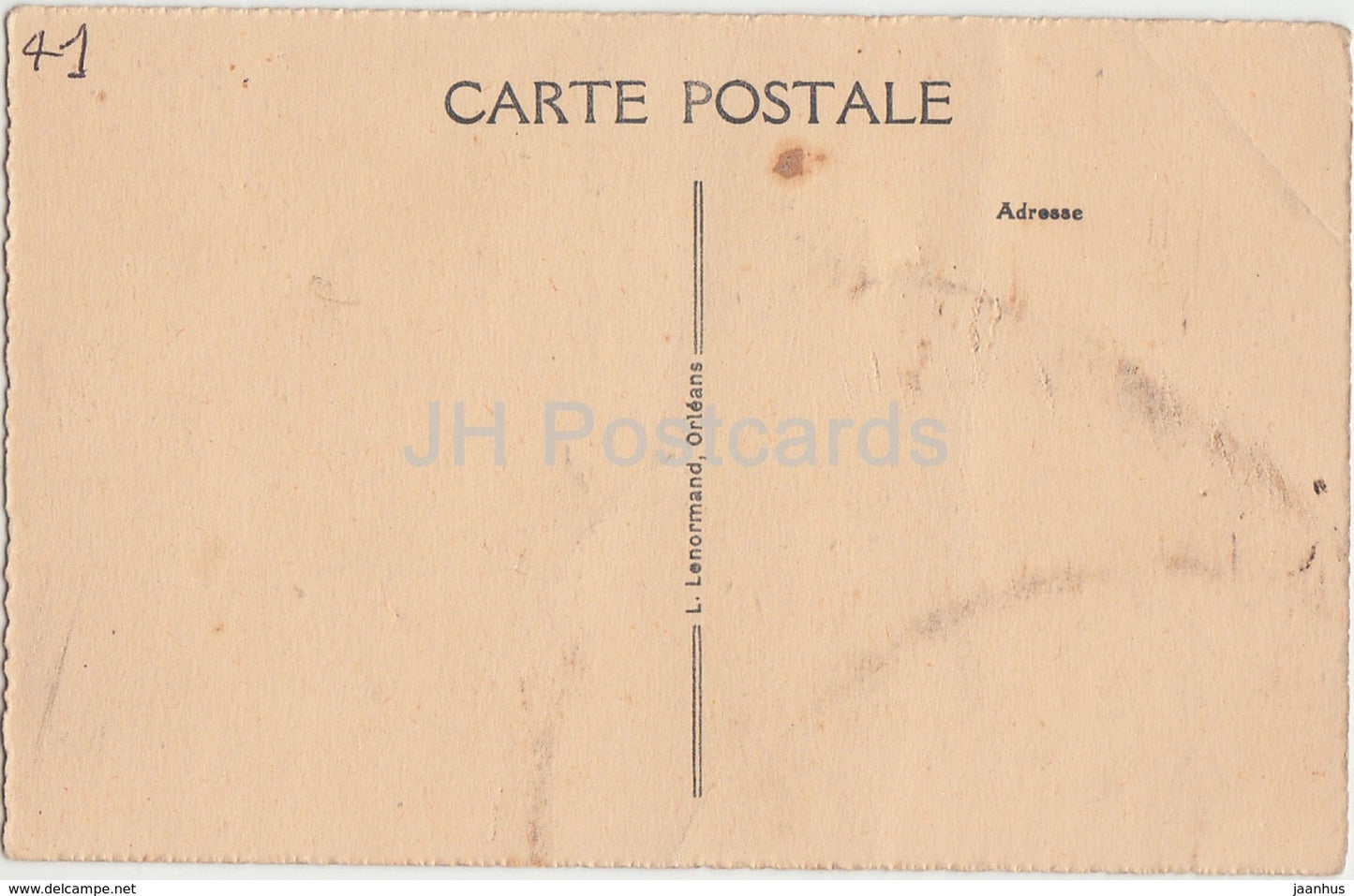 Lamotte Beuvron - Chateau de Bouchetin - castle - old postcard - France - unused