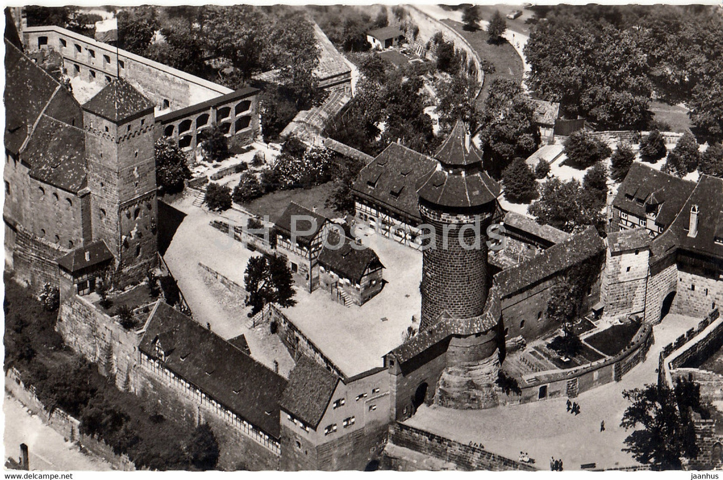 Nurnberg - Burg - 1962 - Germany - used - JH Postcards