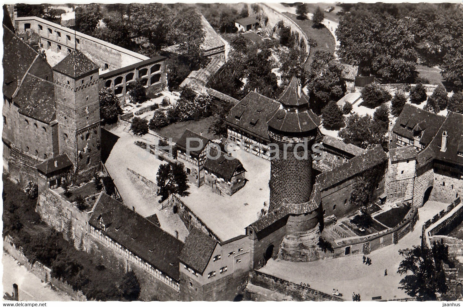 Nurnberg - Burg - 1962 - Germany - used - JH Postcards