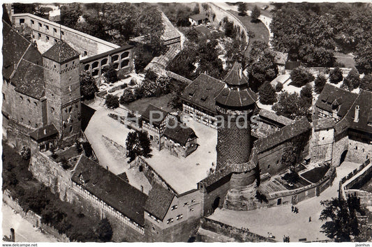 Nurnberg - Burg - 1962 - Germany - used - JH Postcards