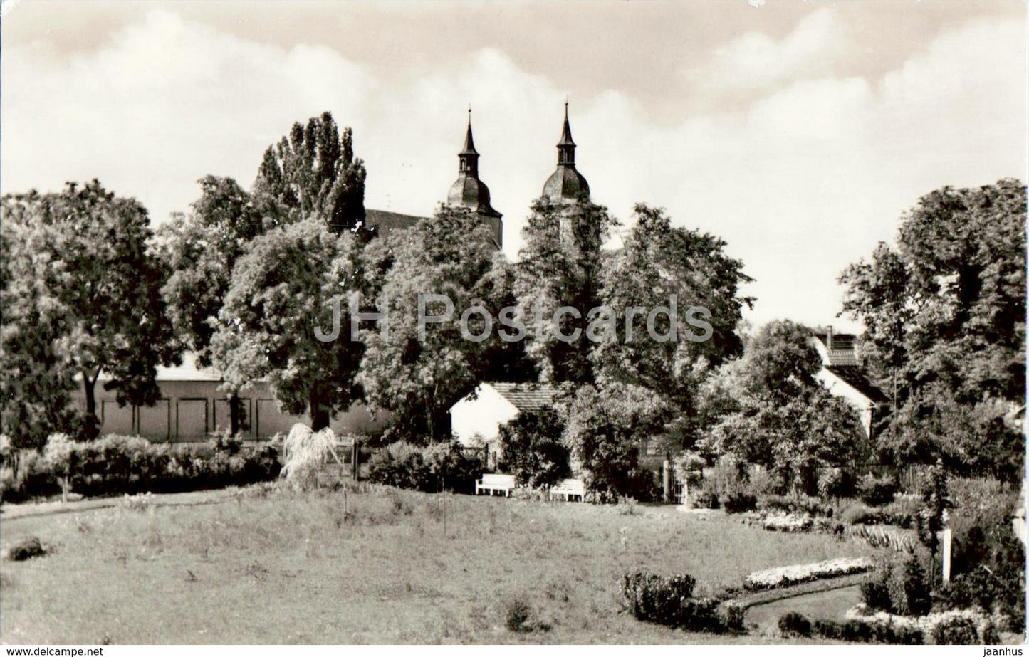 Ichtershausen - Blick aus dem Kinderharten des VEB Nadelwerke - 1966 - Germany DDR - used - JH Postcards