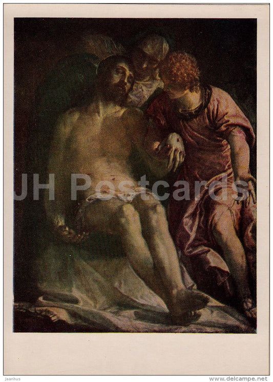 painting by Paolo Veronese - Lamentation of Christ - Italian art - 1958 - Russia USSR - unused - JH Postcards