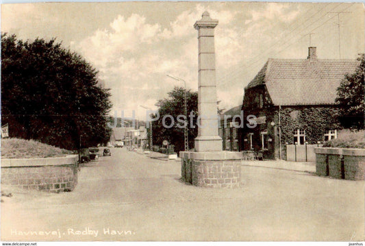 Havnevej - Rodby Havn - old postcard - 1963 - Denmark - used - JH Postcards