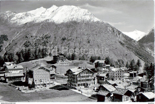 Saas Fee 1800 m - Weissmies - 47050 - old postcard - Switzerland - unused - JH Postcards