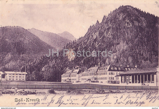 Bad Kreuth - old postcard - 1905 - Germany - used - JH Postcards