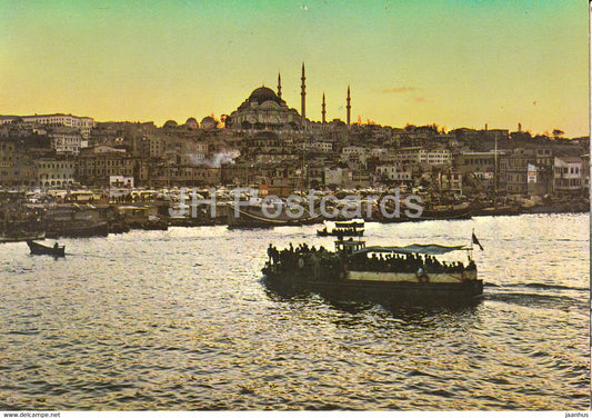 Istanbul - The Golden Horn and Mq. Suleiman the Magnificent - Turkey - unused - JH Postcards