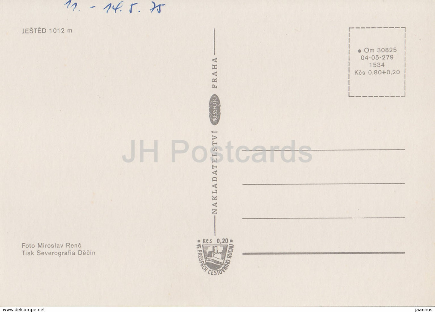Jested 1012 m – 1975 – Tschechoslowakei – Tschechische Republik – gebraucht