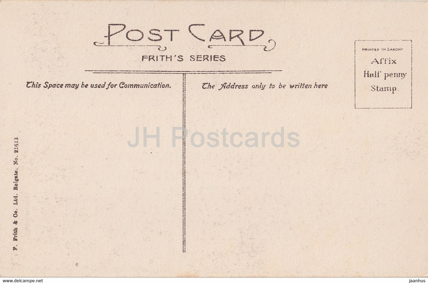 River Dart à Dittisham - bateau à voile - 21613 - carte postale ancienne - Angleterre - Royaume-Uni - inutilisé