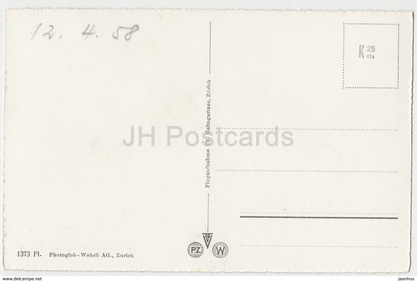 Weesen – 1373 – Schweiz – 1958 – gebraucht