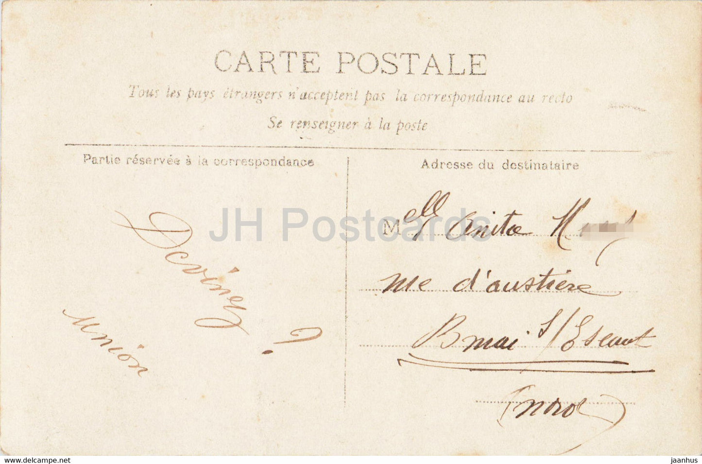O fragiles bateaux - fille - maquette bateau - 1345 - carte postale ancienne - 1906 - France - occasion