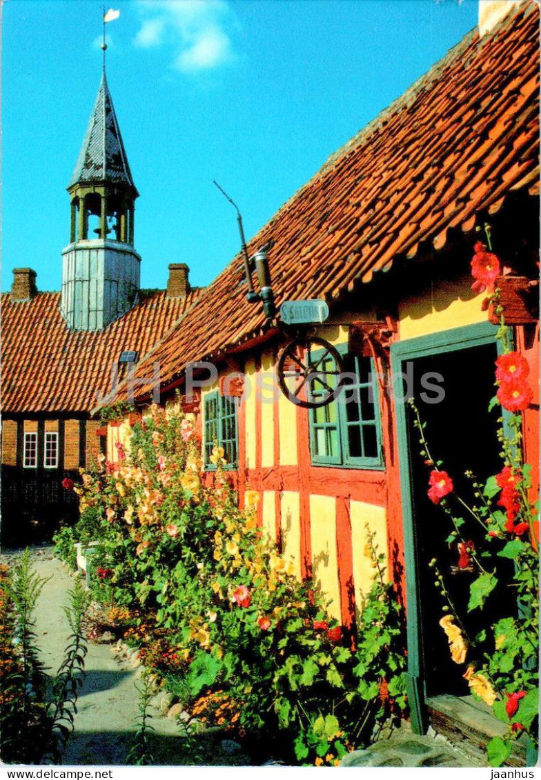 Ebeltoft - Radhushaven - Town Hall Garden - 622 - 1985 - Denmark - used - JH Postcards