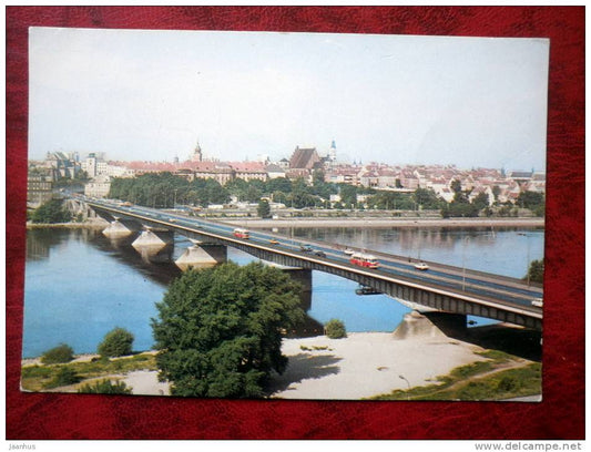 Warszawa - Slasko Dabrowski bridge - Poland - unused - JH Postcards