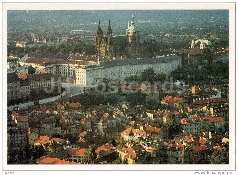 Mala Strana - Prague Castle Hradcany - Praha - Prague - Czech - used 1994 - JH Postcards