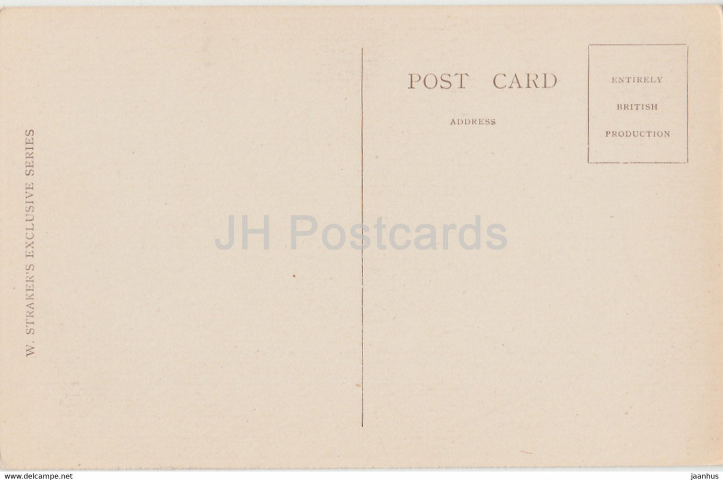 Londres - Cathédrale St Paul - West Front - voiture - bus - W. Straker's - carte postale ancienne - Angleterre - Royaume-Uni - inutilisé