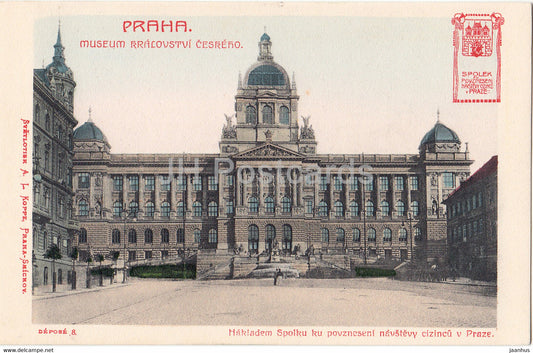 Praha - Prague - Museum Kralovstvi Ceskeho - Depose 8 - old postcard - Czech Republic - unused - JH Postcards