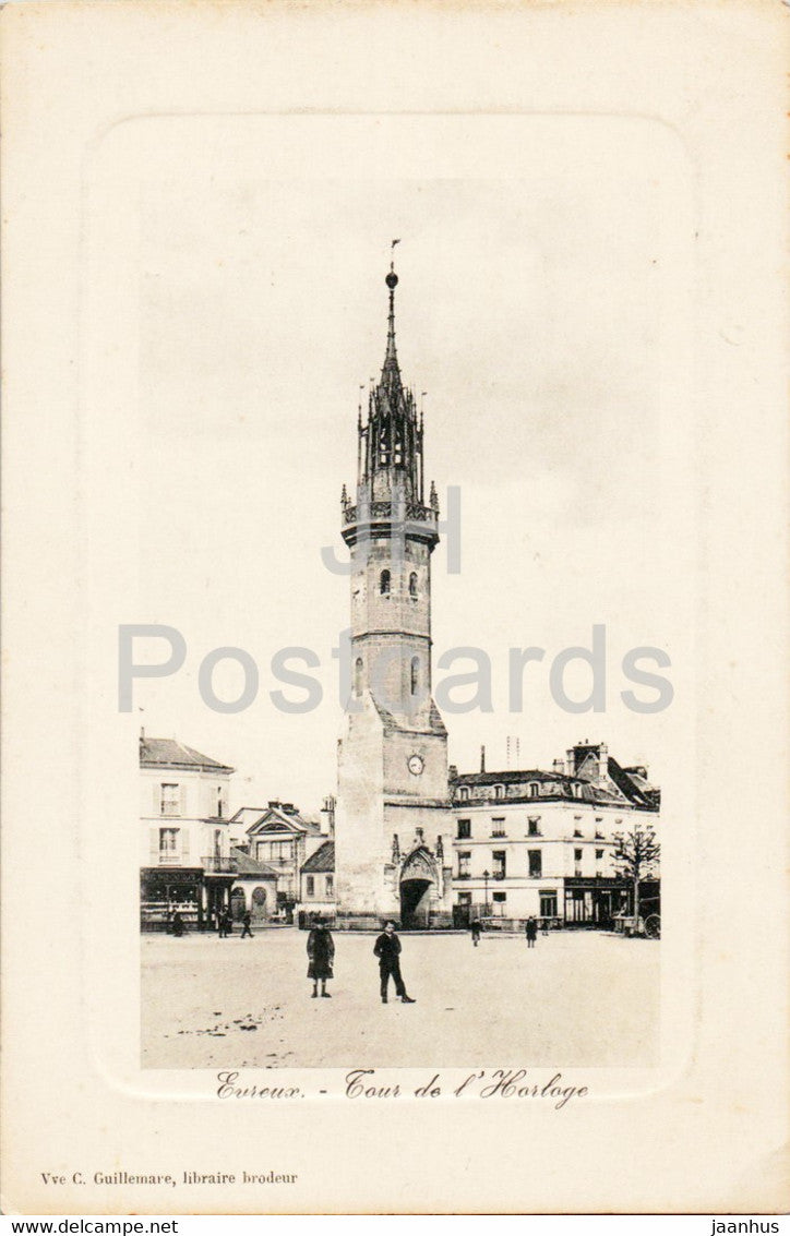 Evreux - Tour de l'Horloge - old postcard - France - used - JH Postcards