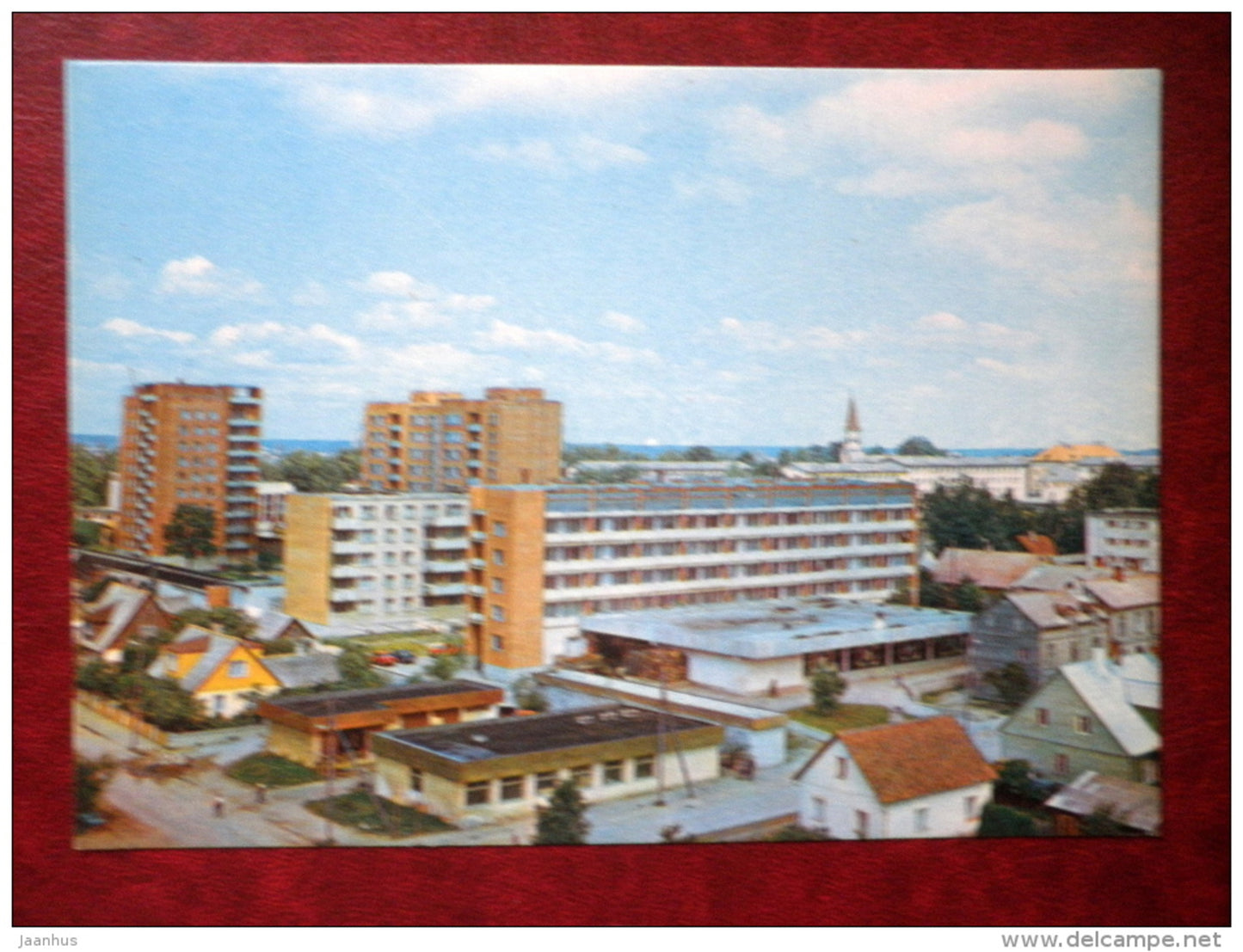 town Võru - 1984 - Estonia USSR - unused - JH Postcards