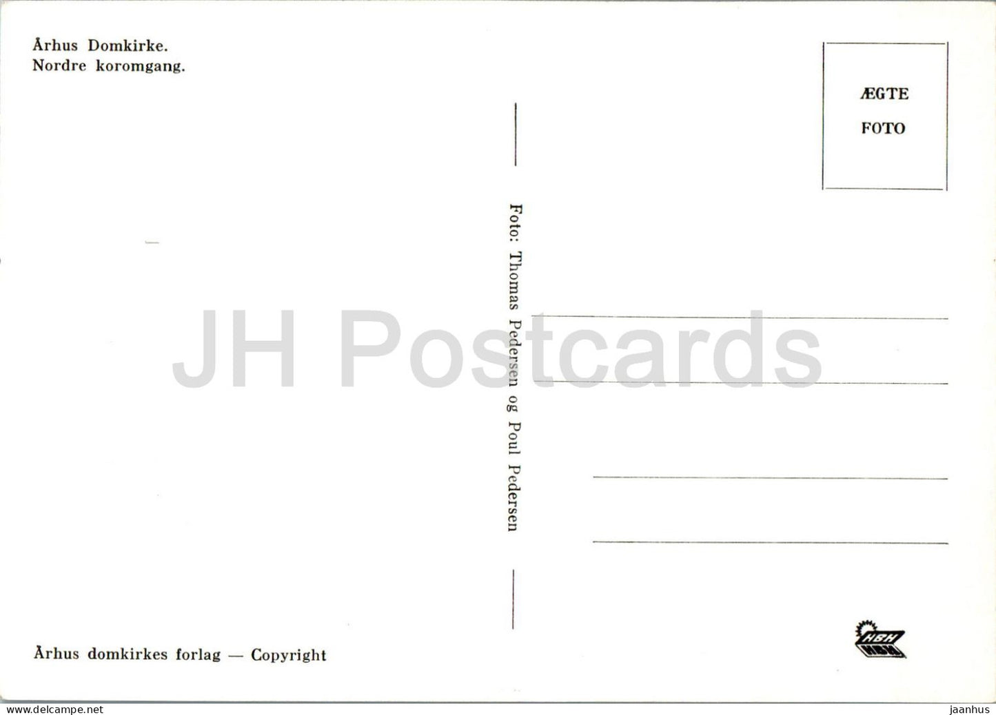 Arhus - Aarhus - Domkirke - Nordre koromgang - ship model - North choir aisle - Denmark - unused