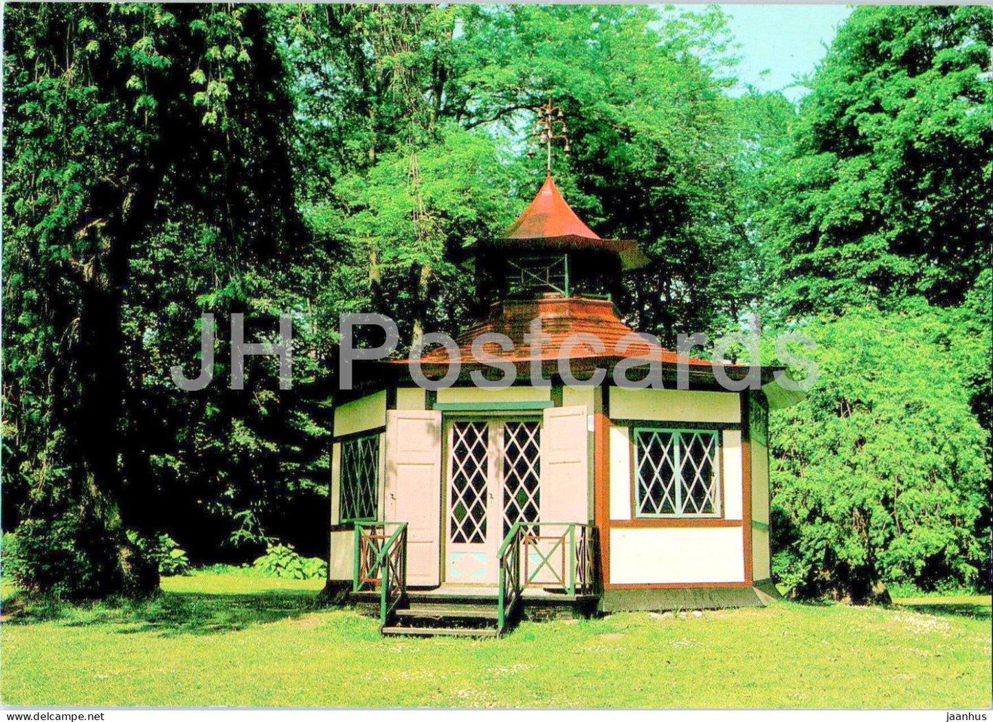 Liselund Park - Mon - Kinesiske Lysthus - Chinese Gazebo - 5674 - Denmark - unused - JH Postcards