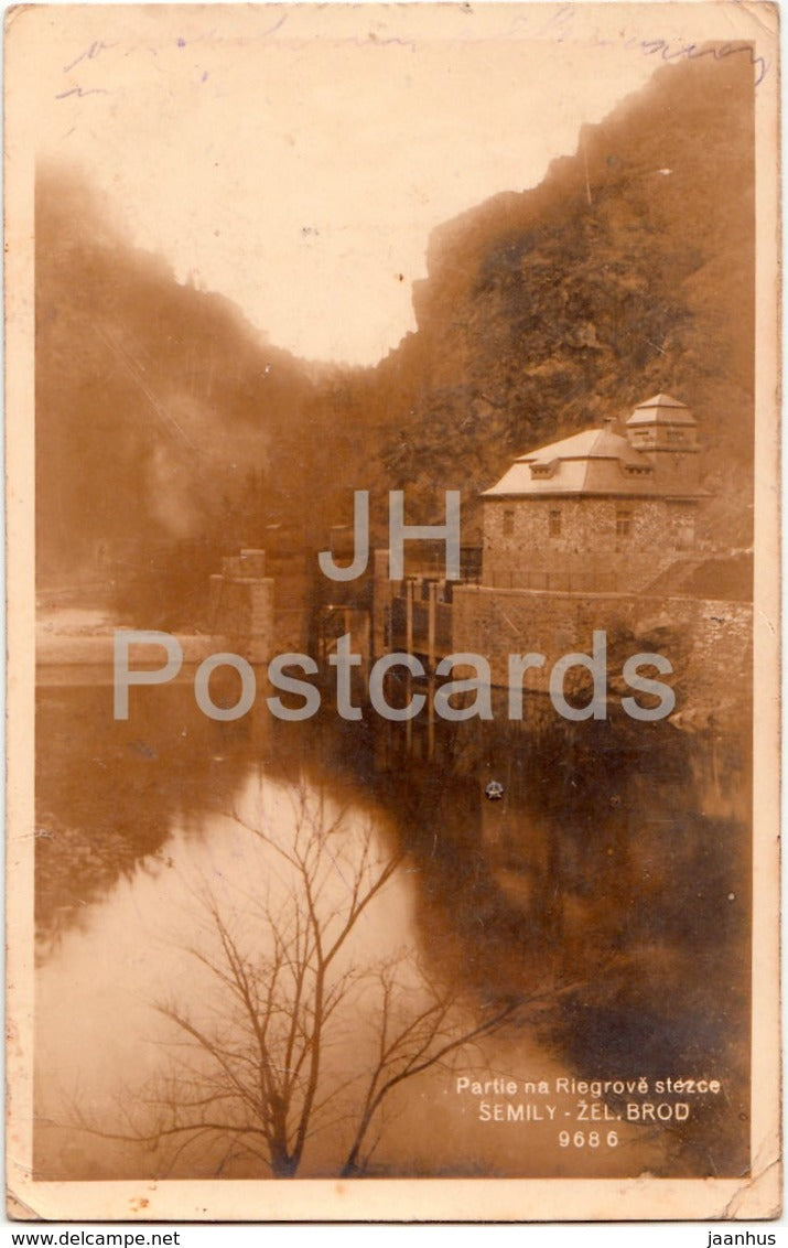 Partie na Riegrove stezce - Semily - Zel Brod - 9686 - old postcard - 1926 - Czech Republic - used - JH Postcards