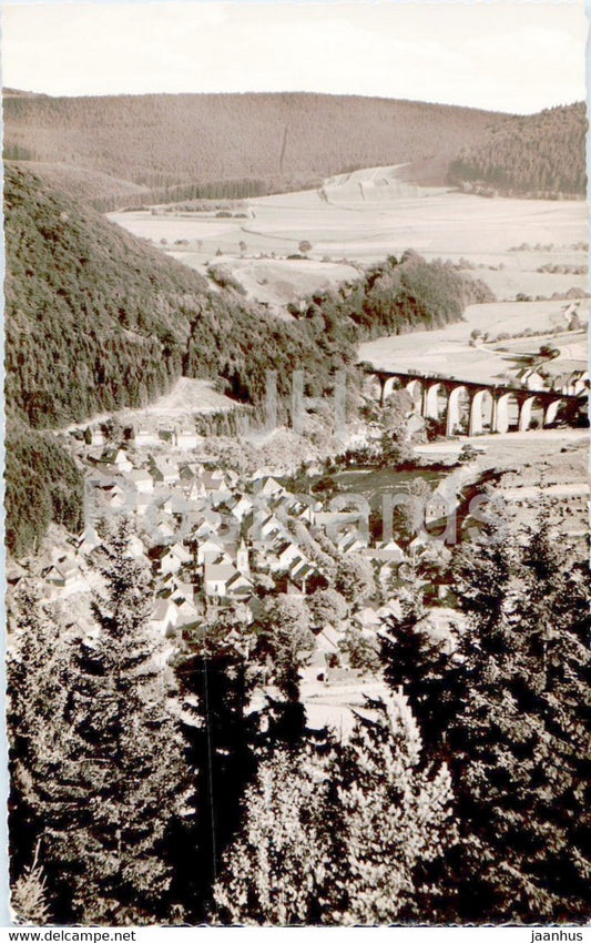 Willingen - Waldeck - 580 843 m - old postcard - 1956 - Germany - used - JH Postcards