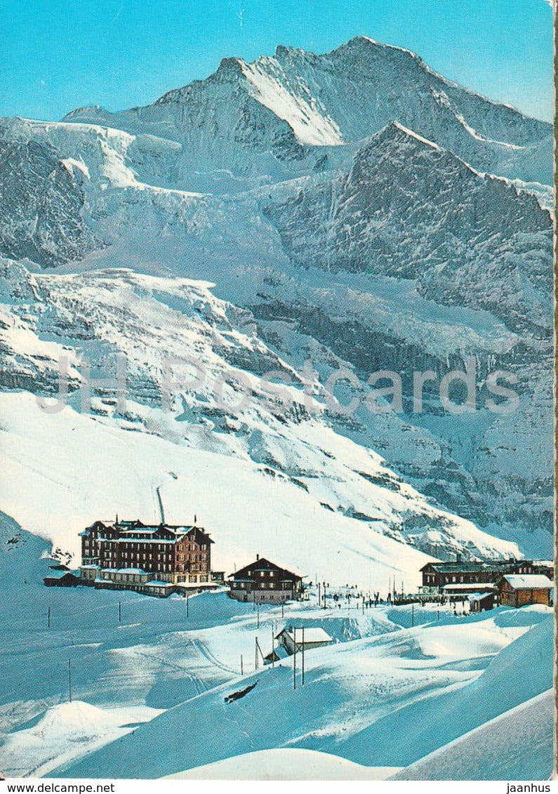 Kleine Scheidegg 2061 m - Jungfrau 4166 m - 1984 - Switzerland - used - JH Postcards
