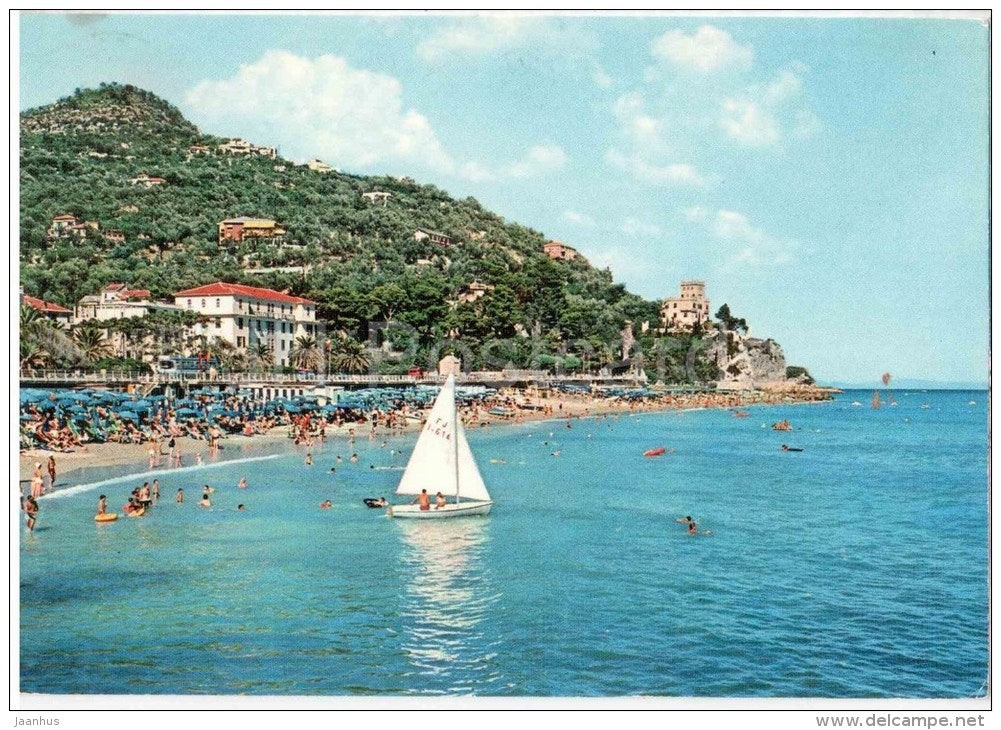Finale Ligure - Riviera delle Palme , beach - Savona - Liguria - 27 - Italia - Italy - used - JH Postcards