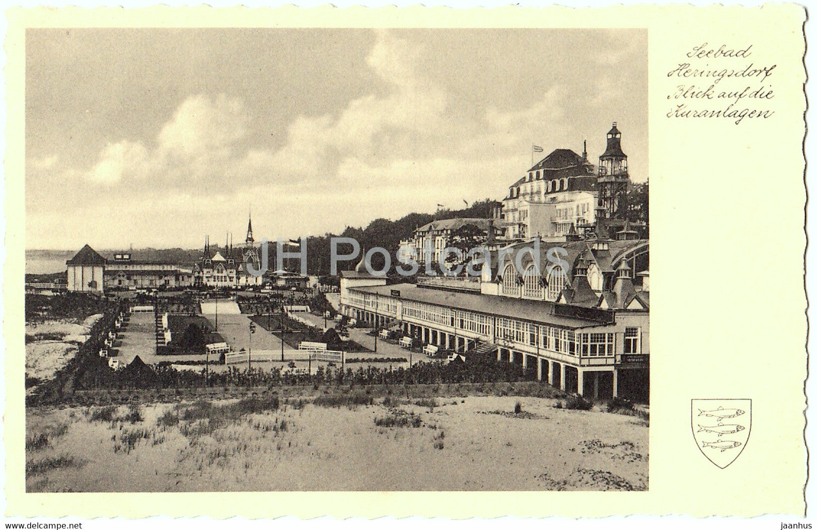 Seebad Heringsdorf - Blick auf die Kuranlagen - Germany - unused - JH Postcards