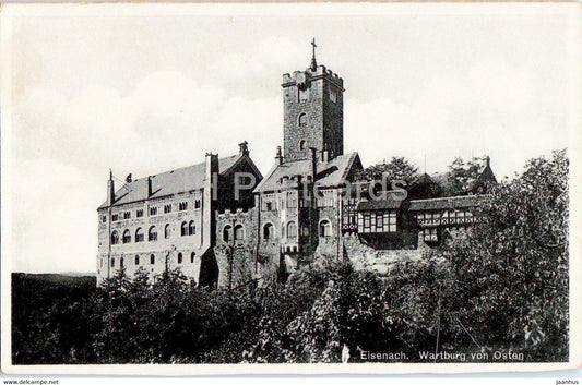 Eisenach - Wartburg von Osten – Feldpost - old postcard - 1942 - Germany - used - JH Postcards