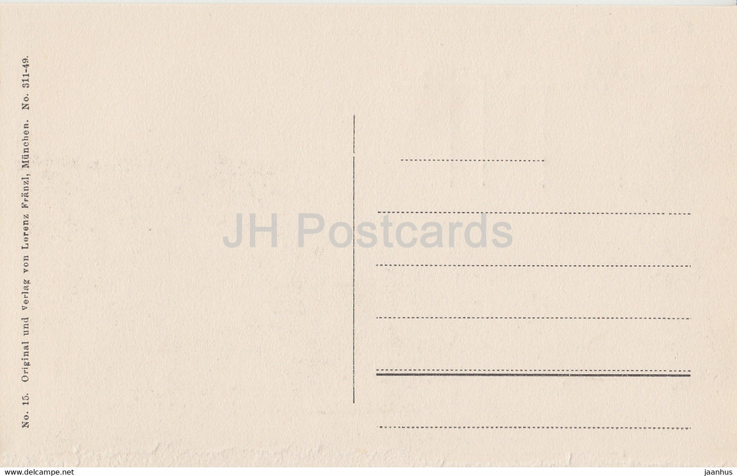 Starnberger See - Bernried gegen Seeshaupt und die Zugspitze - sailing boat - 15 - old postcard - Germany - unused