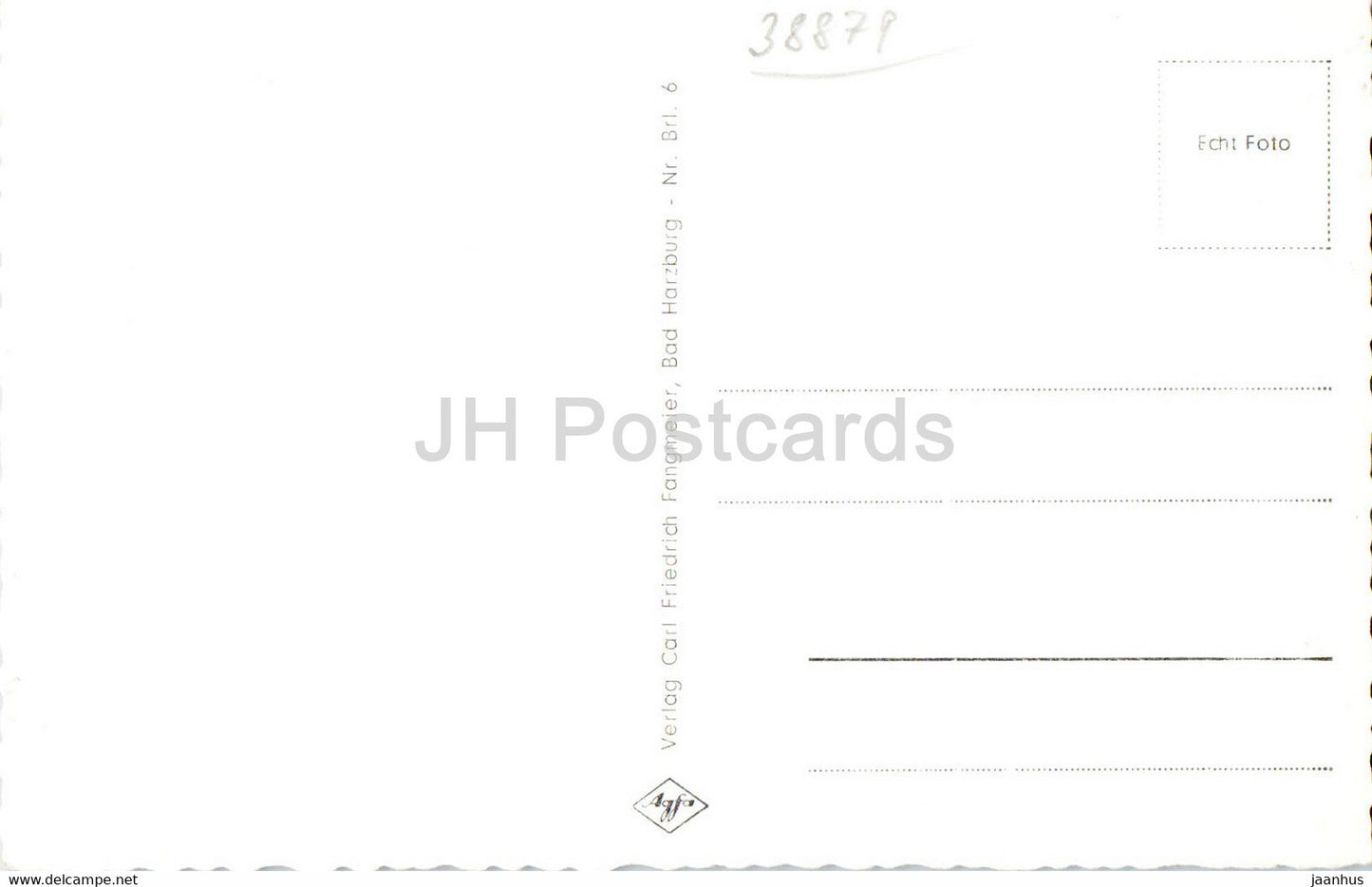 Der Achtermann im Oberharz - Brockenblick - Wurmbergblick - Die Kuppe - old postcard - Germany - unused