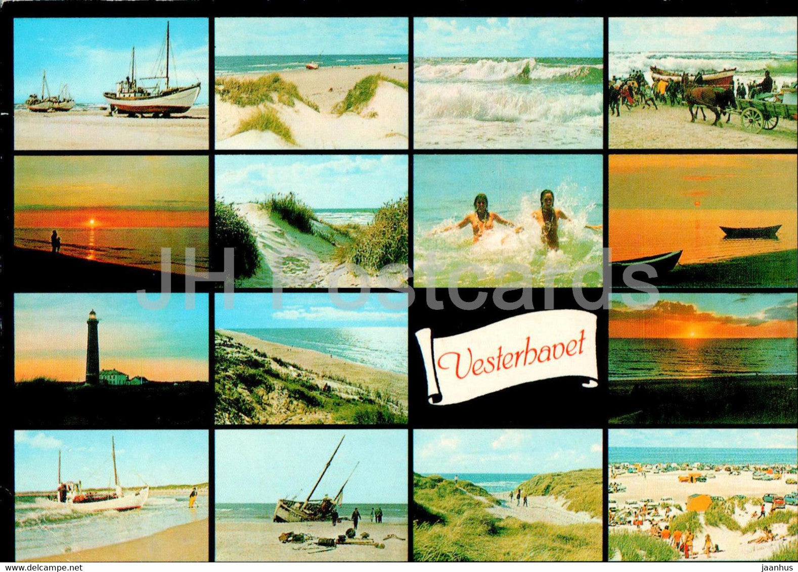 Vesterhavet - North Sea - multiview - 149 - Denmark - used - JH Postcards
