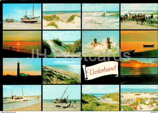 Vesterhavet - North Sea - multiview - 149 - Denmark - used - JH Postcards