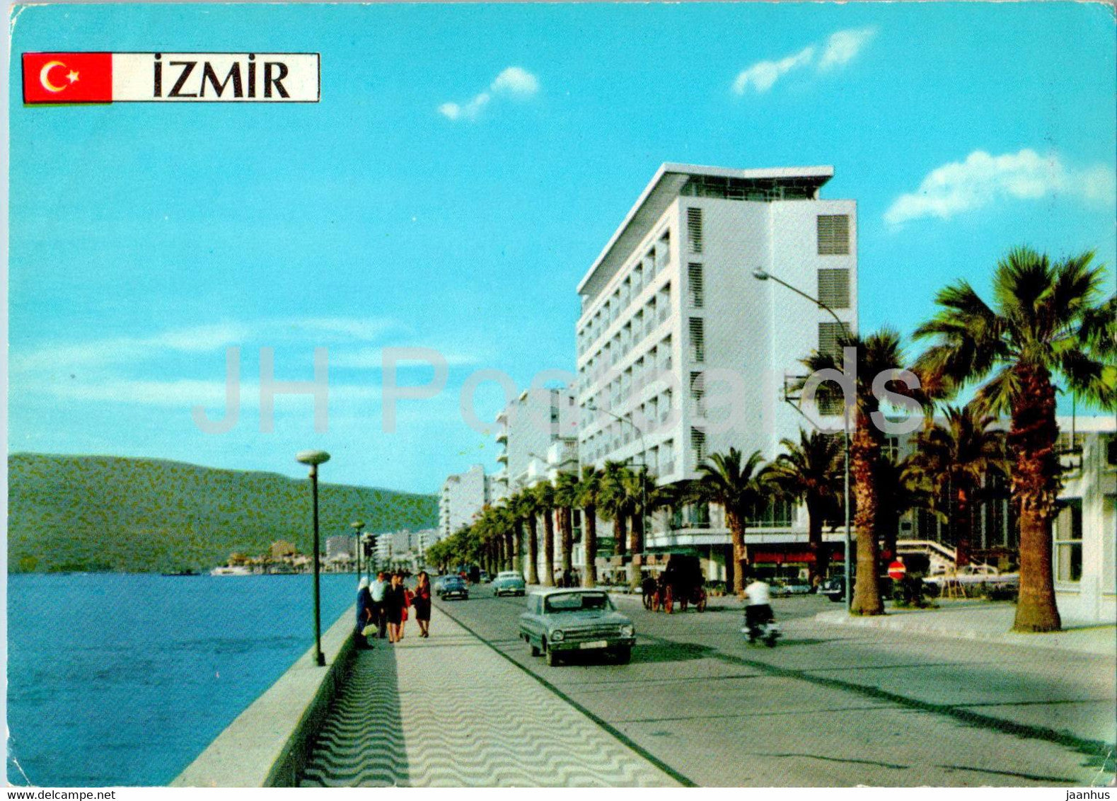 Izmir - A view from the seashore - car - 5002 - Turkey - unused - JH Postcards