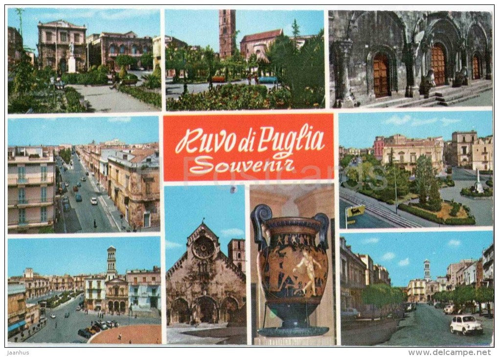 Ruvo di Puglia Souvenir - Bari - Puglia - 23/IV 972 - Italia - Italy - unused - JH Postcards