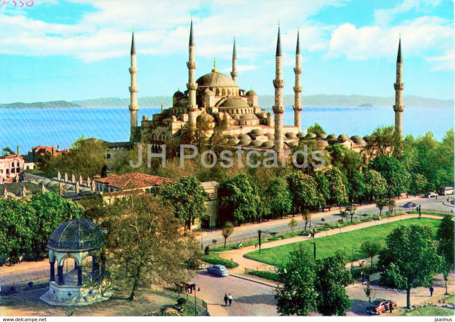 Istanbul - The Blue Mosque Sultan Ahmet Mosque and its surrounding- Turkey - used - JH Postcards
