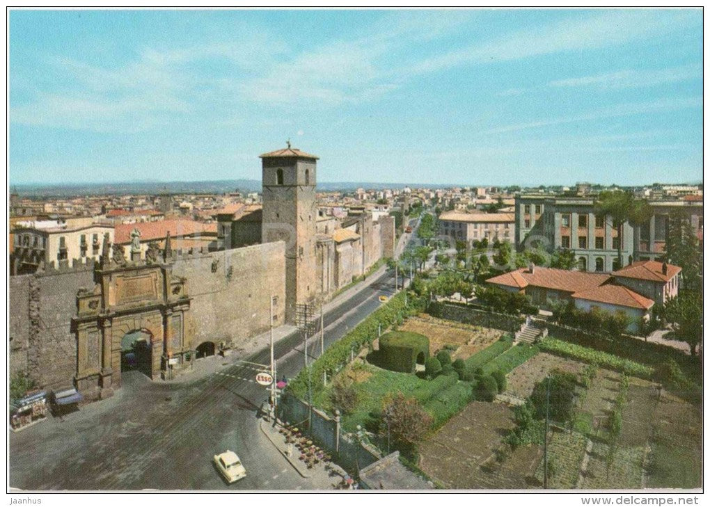 Porta Romana e scorcio panoramico - panorama - Viterbo - Lazio - 22 - Italia - Italy - unused - JH Postcards