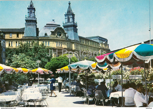 Sofia - City View - cafe - 1973 - Bulgaria- unused - JH Postcards