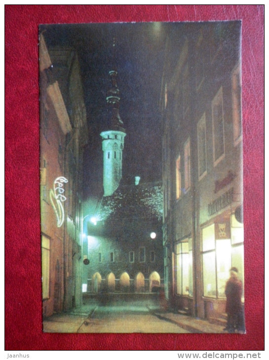 Town Hall - Old Town - Tallinn - 1972 - Estonia USSR - unused - JH Postcards