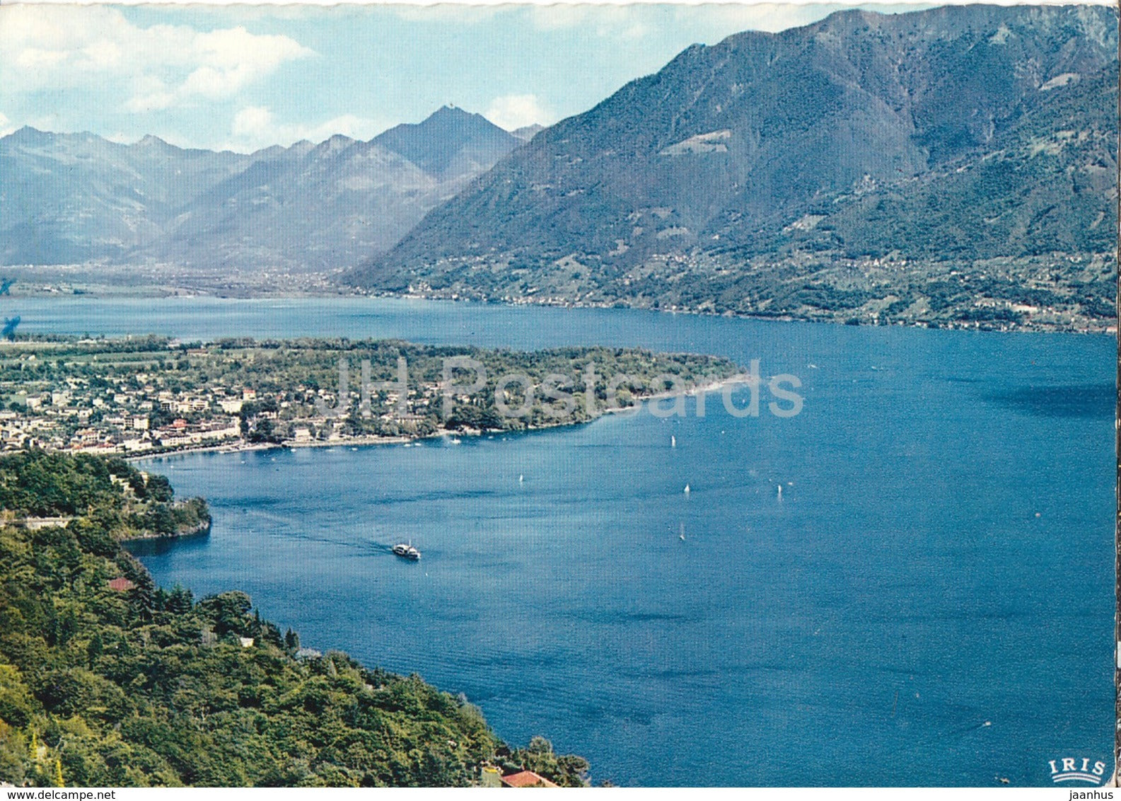 Ascona - Lago Maggiore - Vista Generale - 1966 - Switzerland - used - JH Postcards