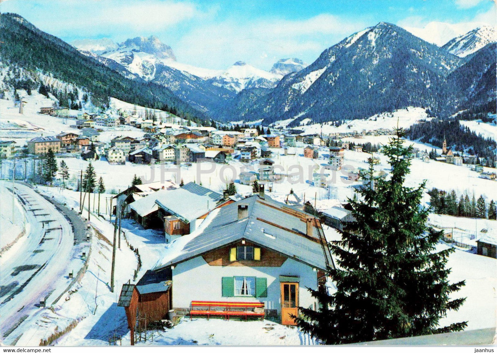 Vigo di Fassa - Catinaccio Col Rodella e Gruppo Sella - 1977 - Italy - used - JH Postcards