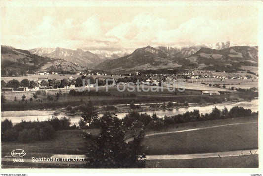 Sonthofen mit Iller - 59888 - old postcard - Germany - used - JH Postcards
